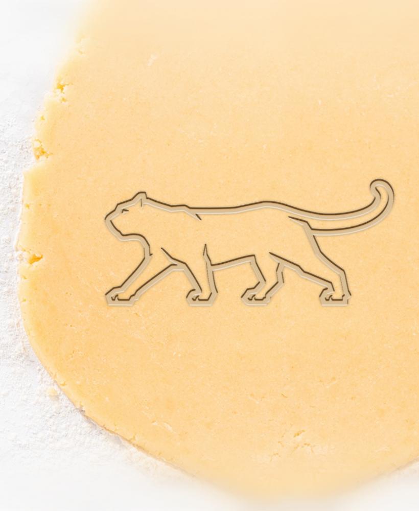 Puma Cookie Cutter, Biscuit Cutter 3d model