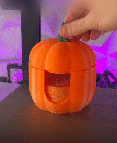 Pumpkin Coasters 3d model