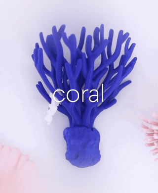 Coral  | Wall Mounted 3d model