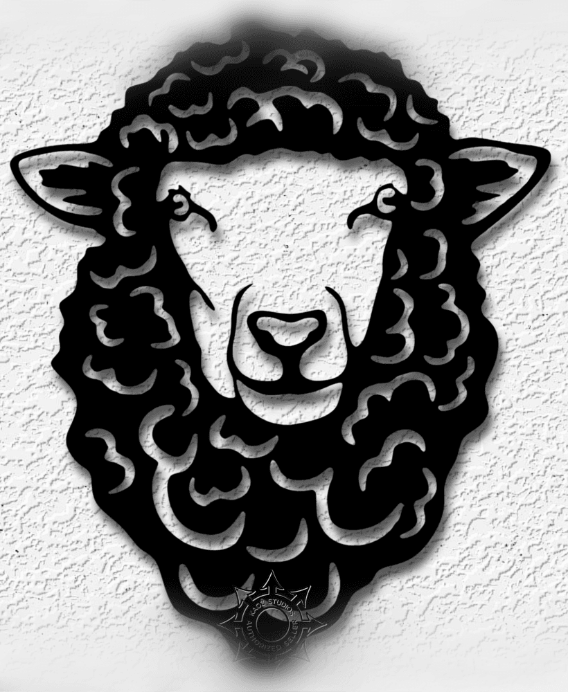 Black Sheep wall decor farmhouse ranch decor 3d model