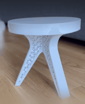 ZIDLICKA gyroid stool 3d model