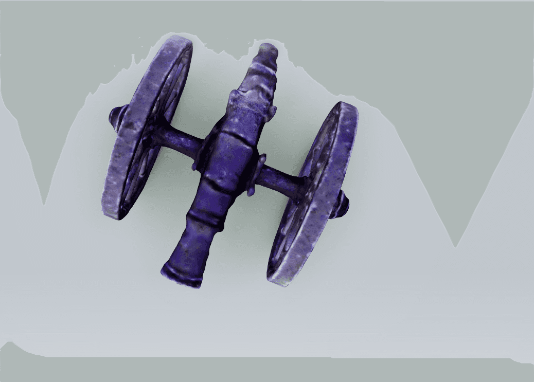 Another cannon figure 3d model