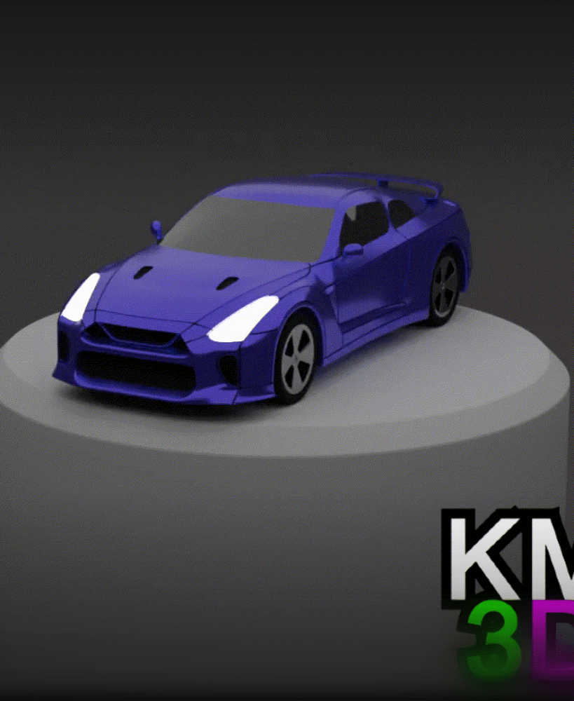 nissangtr2.stl 3d model