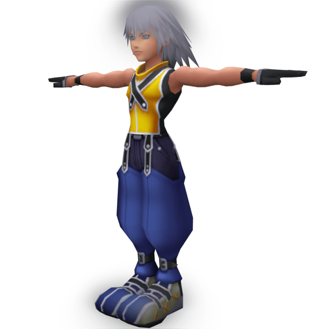 Kingdom Hearts Riku 3d model