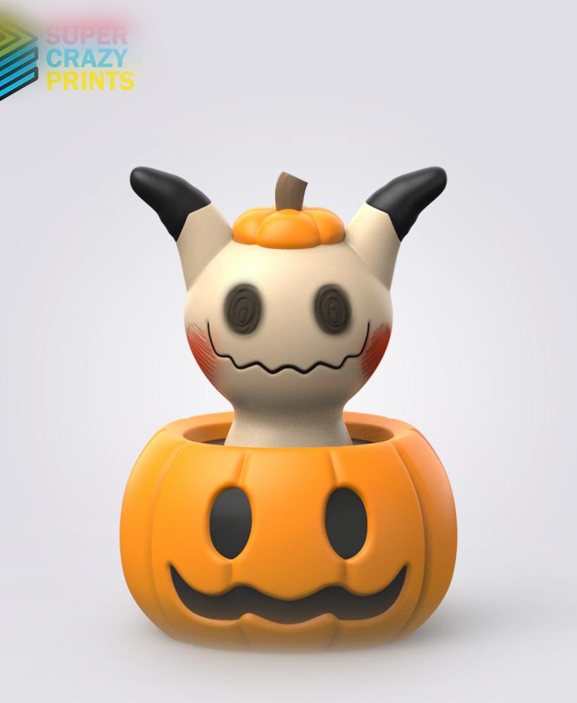 Halloween Mimikyu (Easy Print No Supports) 3d model