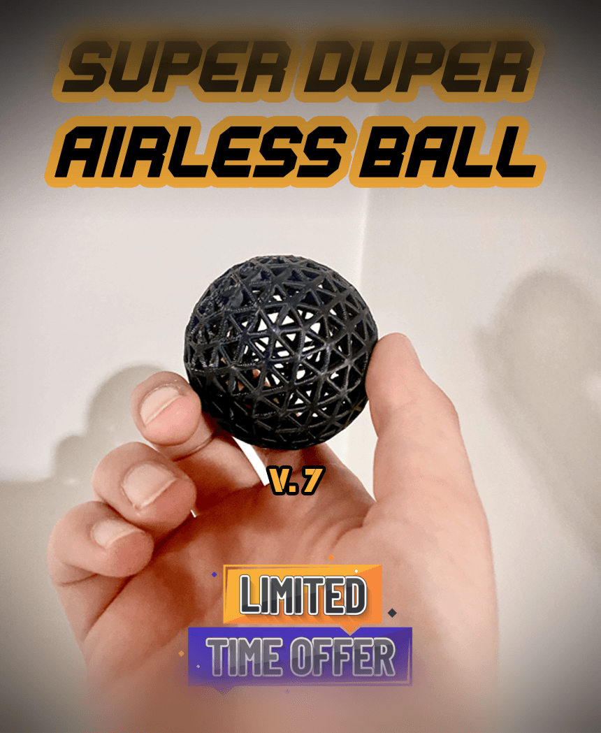 The SUPERDUPER Airless Ball 3d model