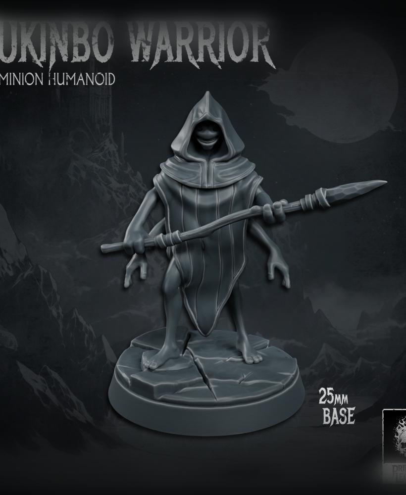 Yukinbo Warrior 03 (25mm Base) 3d model