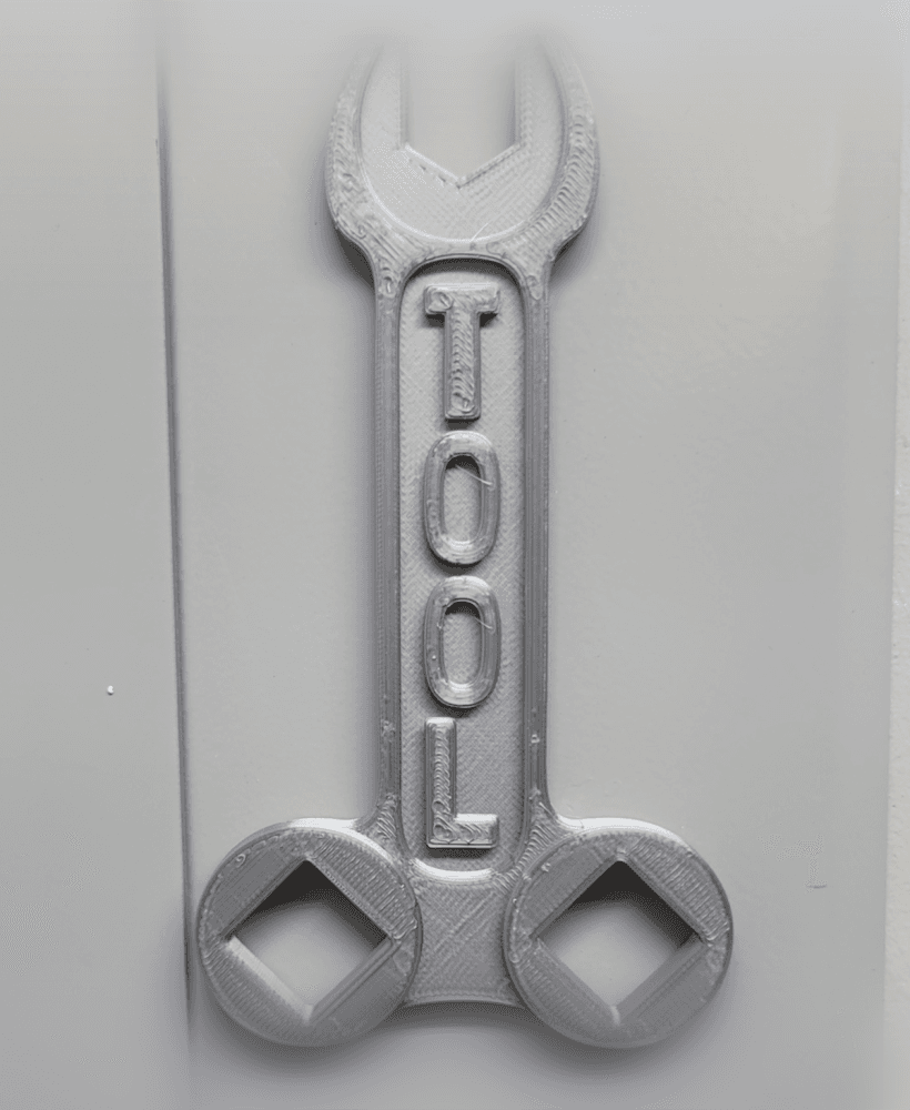 TOOL Band Wrench - Wall art or Magnet 3d model