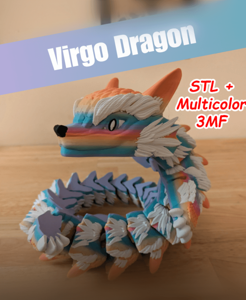 Virgo Dragon - Articulated Dragon 3d model