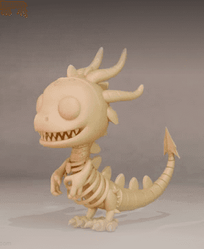 Skeleton Dragon (Updated) 3d model