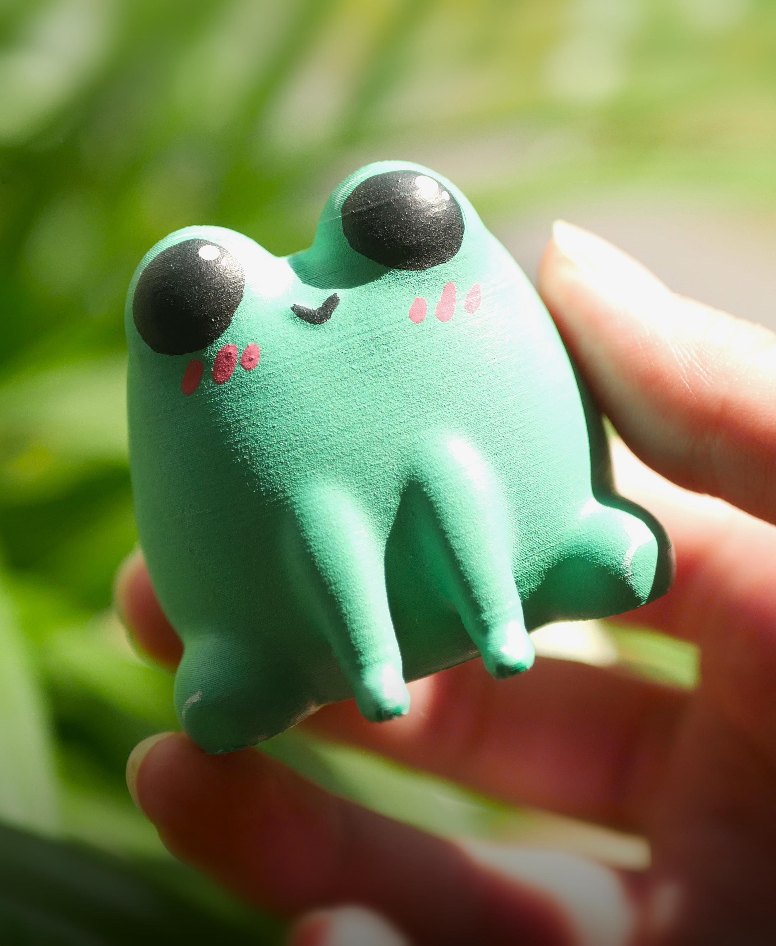 Cute Simple Frog 3d model