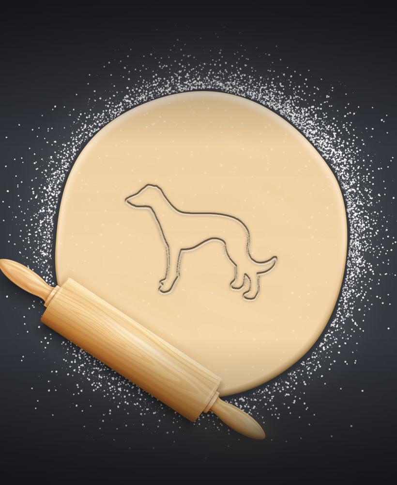 Greyhound Body Cookie Cutter, Biscuit Cutter 3d model