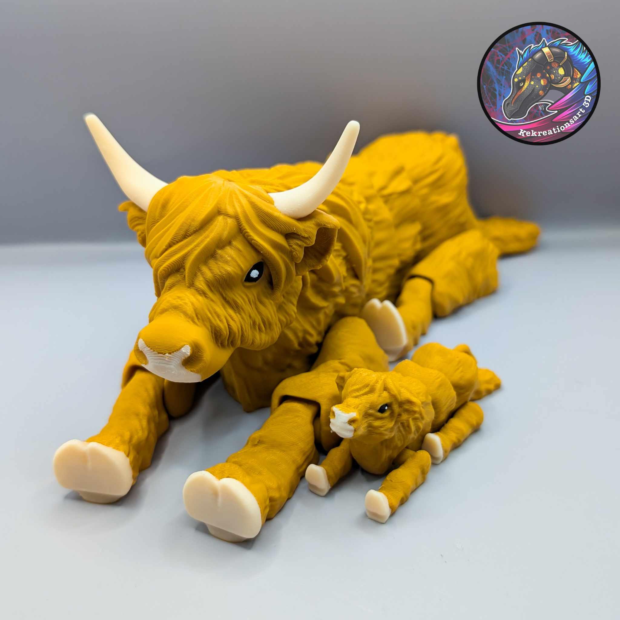 FLEXI Highland Cow + Baby EARLY ACCESS