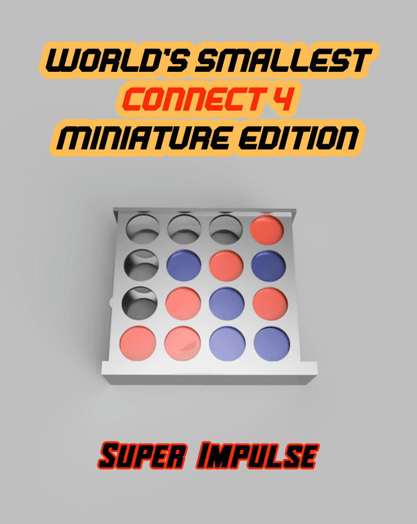 WORLD SMALLEST CONNECT 4!!