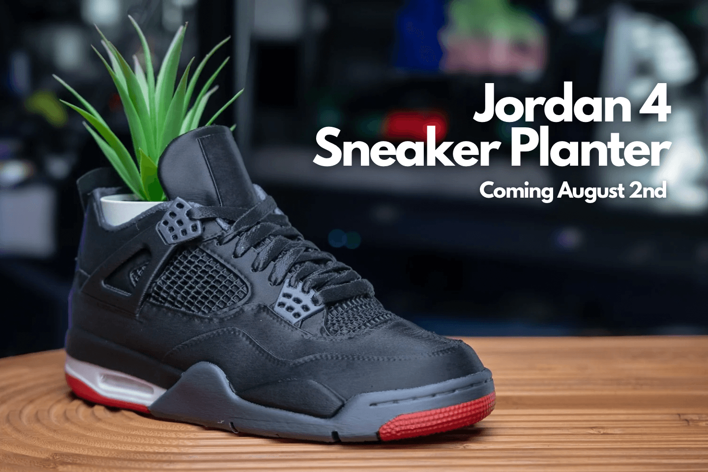 Jordan 4 Sneaker Planter is Live Free this week only