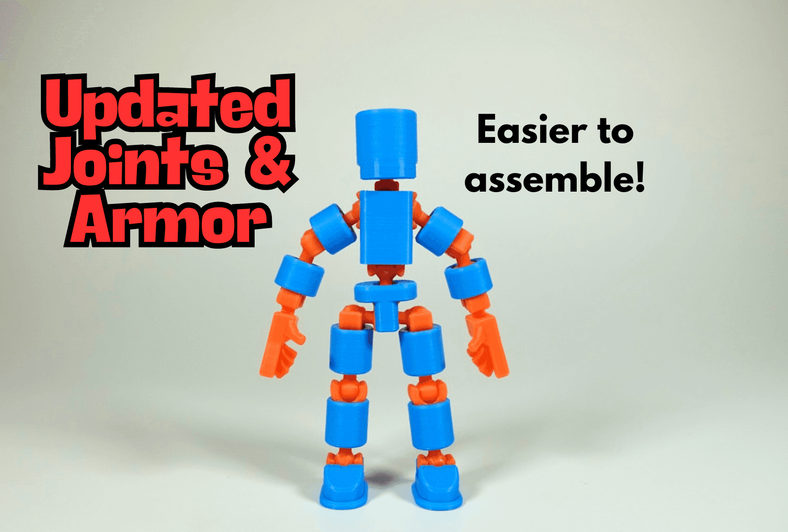 Updated Joints & Armor (MM3D Action Figure)