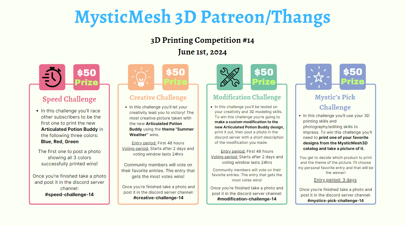 3D Printing Competition #14