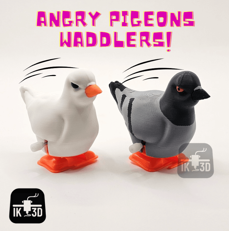 Angry Pigeon Waddlers now available!!!