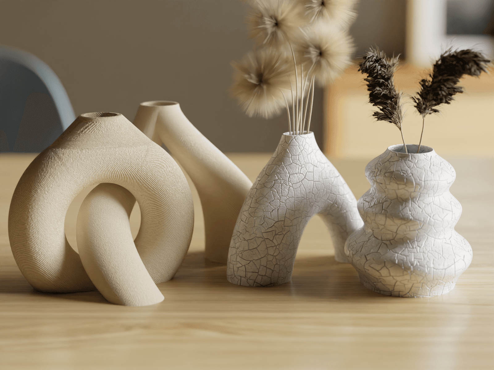 Texturized Vase collection 