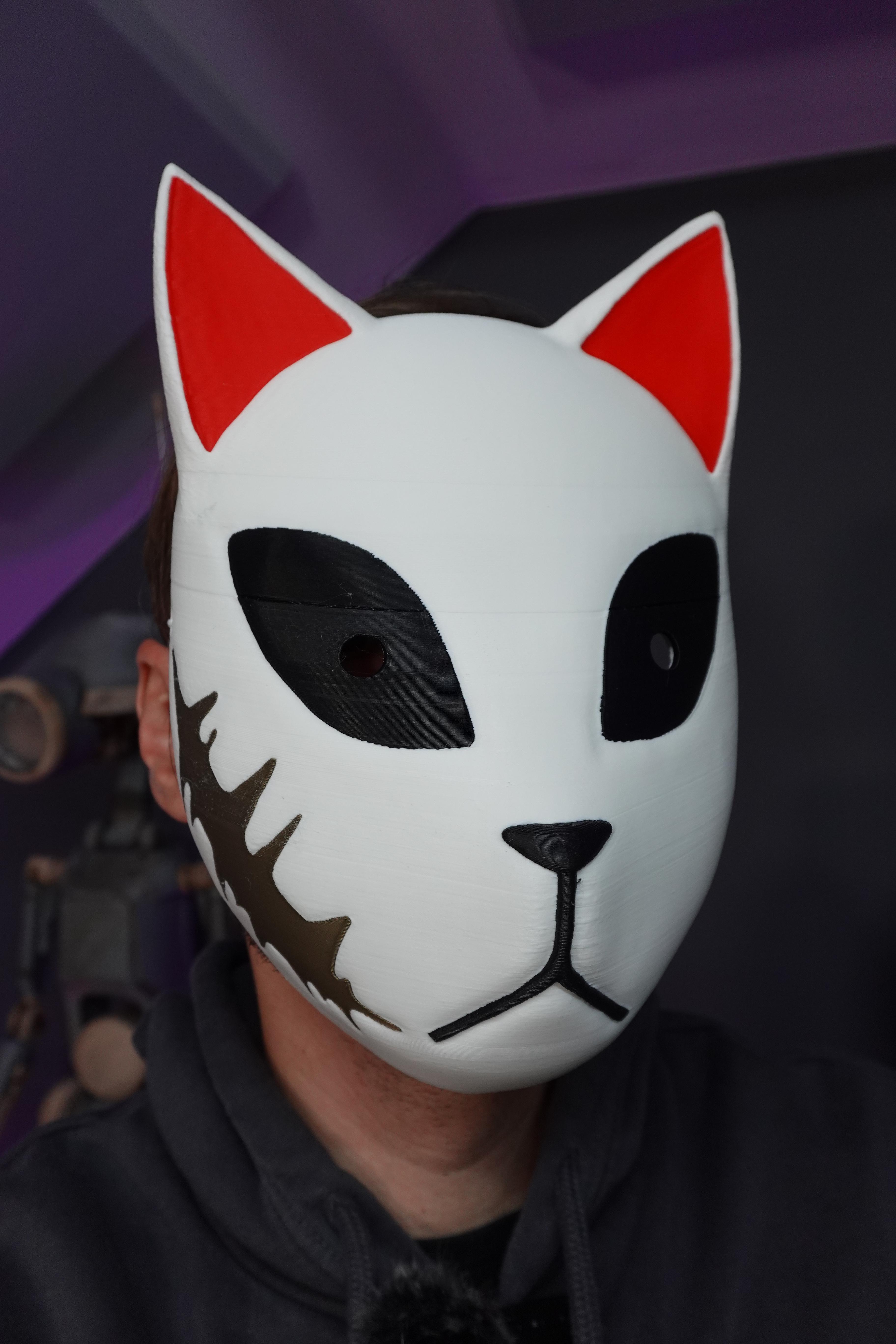 Demon Slayer Kitsune Mask (Sabito inspired)