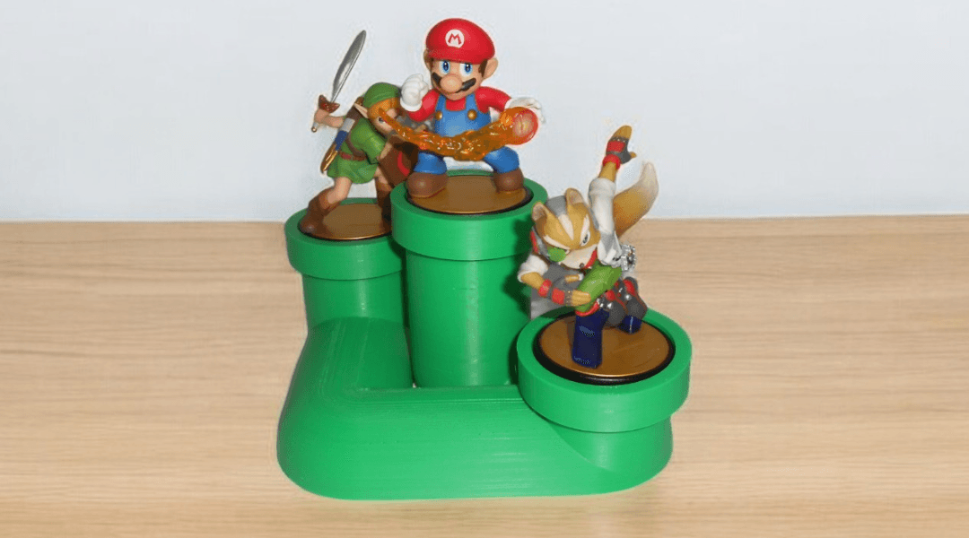 🎮 New Mario Pipe Style Amiibo Stand Available! 🎮