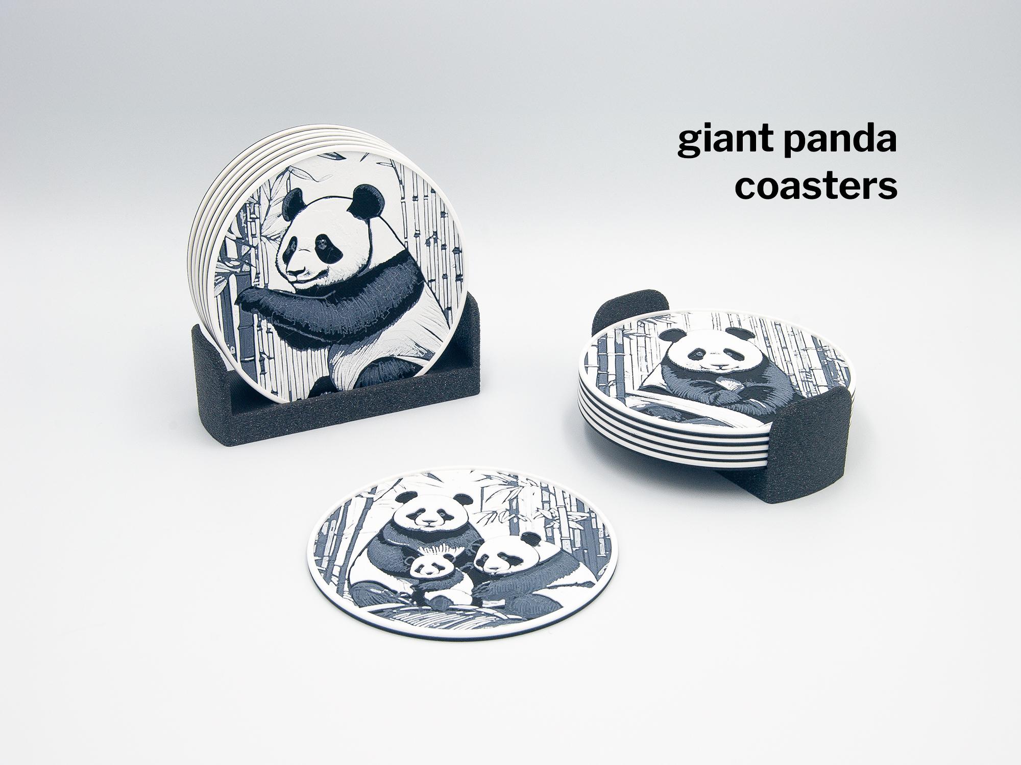 Giant Panda Coasters