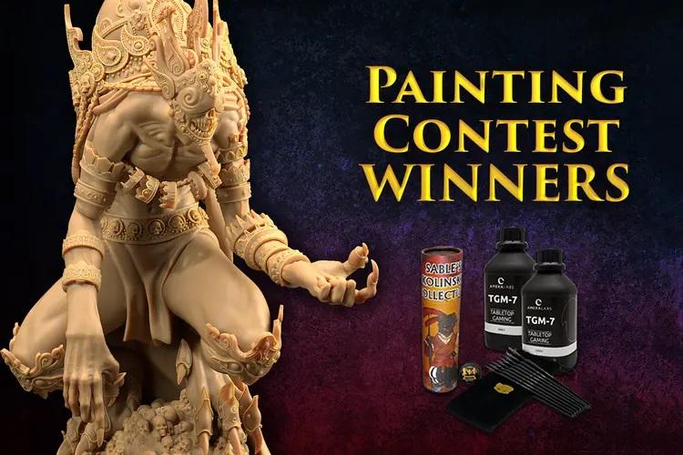 Winners of the June Painting Competition