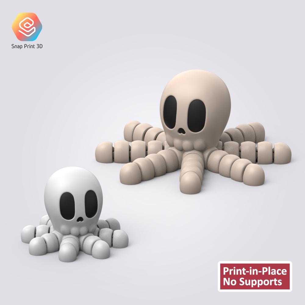 Halloween Flexi Skull Octopus