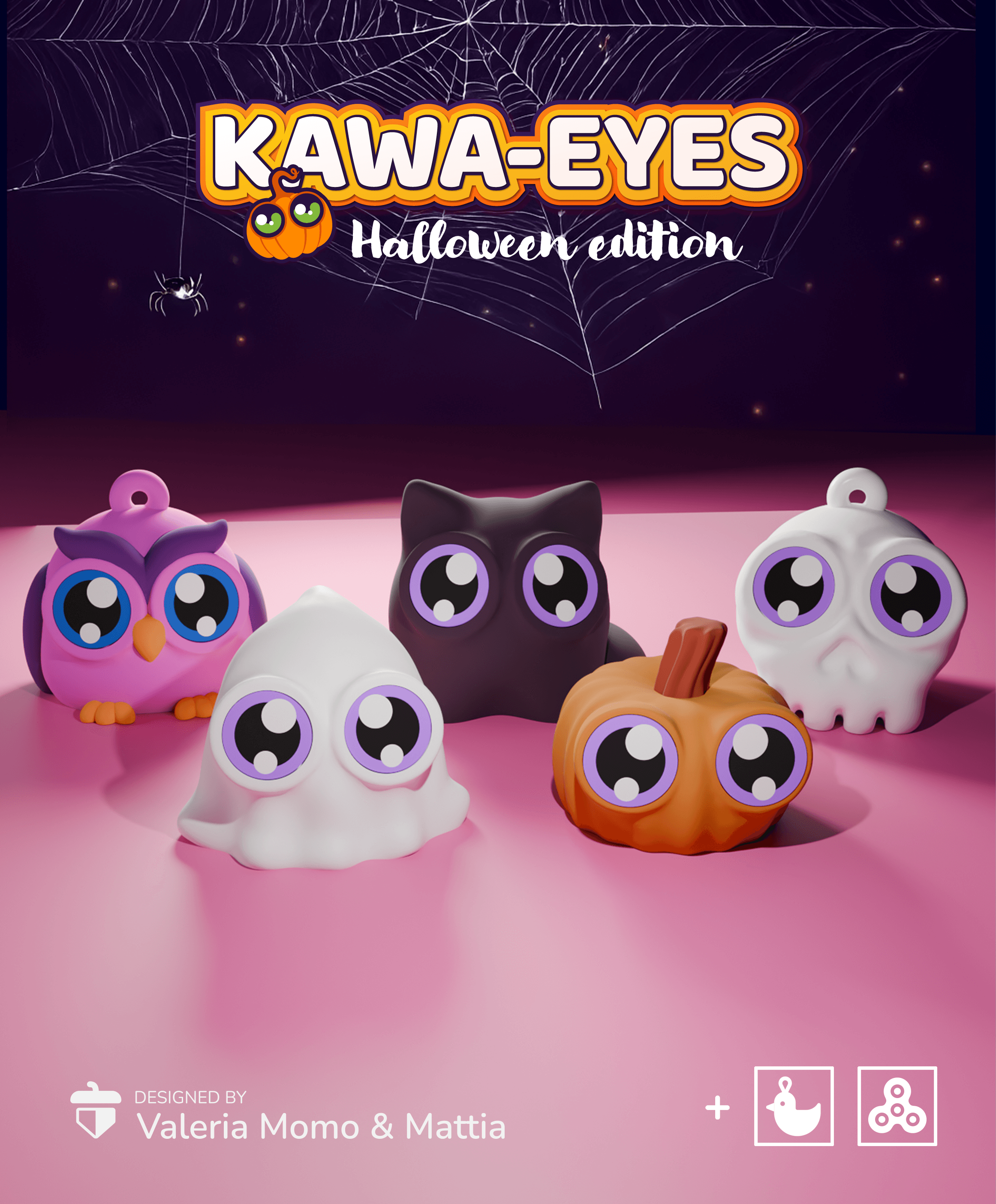 Don't call them keychains! 👀🎃