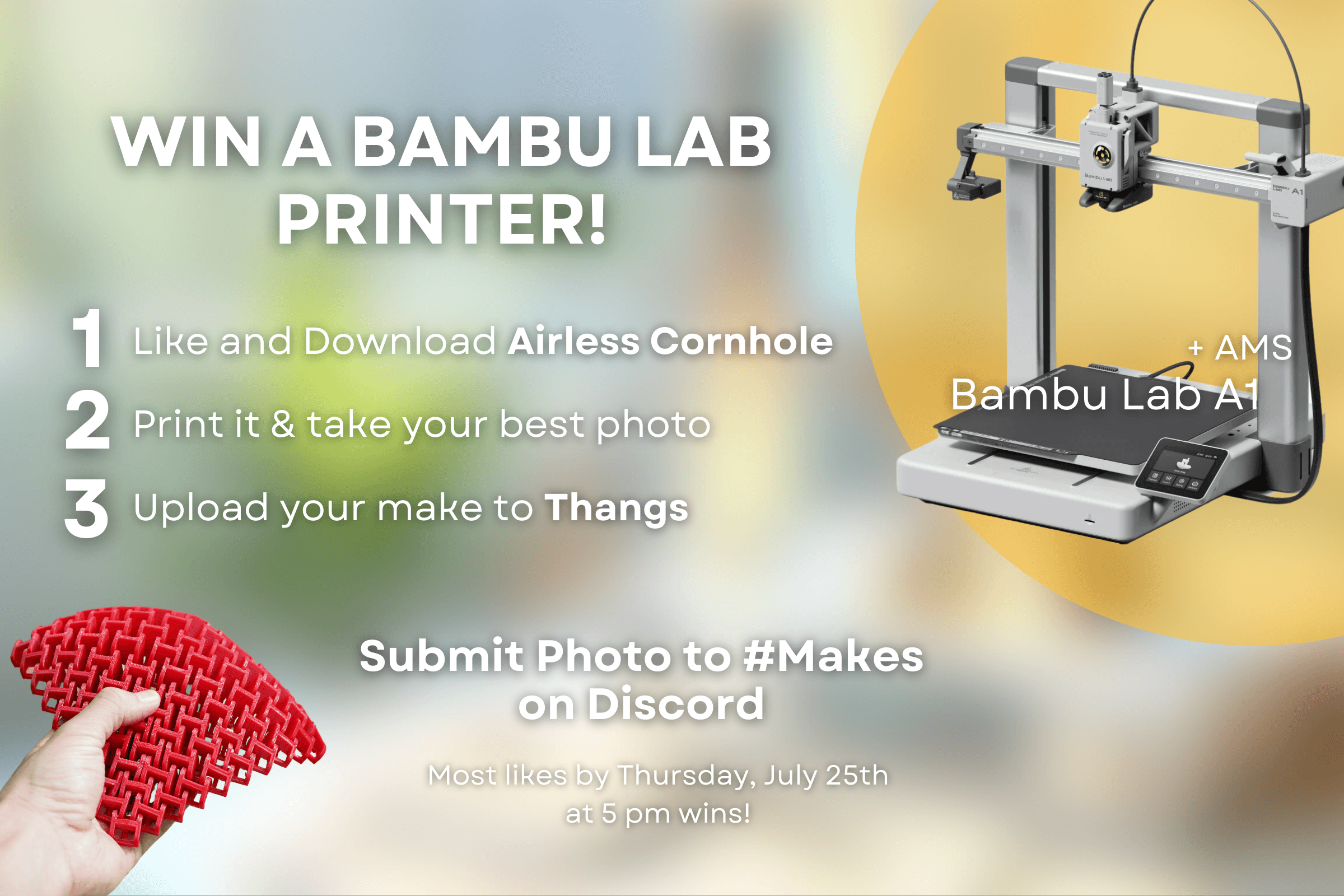 Win a Bambu Lab Printer! Thangs Competition #1