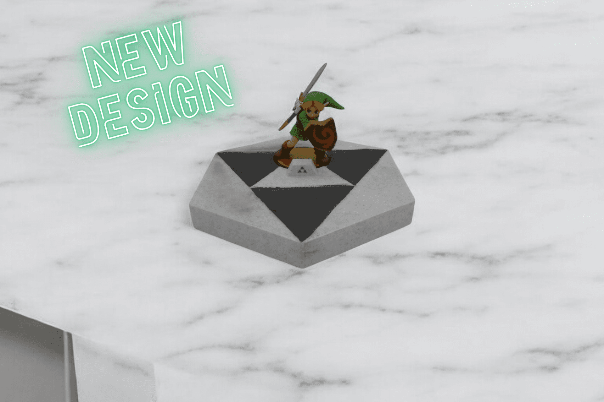 New 3D design Amiibo Display Stand - Inspired by Zelda: Ocarina of Time!