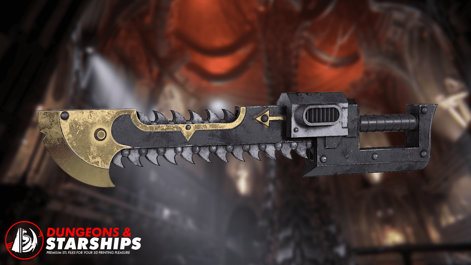 New File Alert! Chaos Space Marine Chainsword