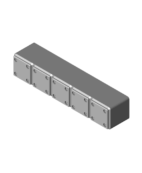 Gridfinity Wera Allen Wrench Holder 3d model