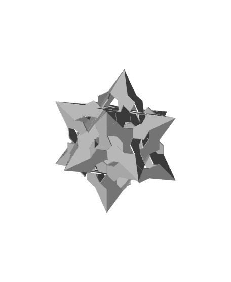 ESCHER STELLATED DODECAHEDRAL POLYKNOT 2 3d model