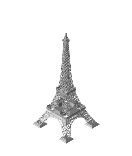 Eiffel tower new.stl 3d model