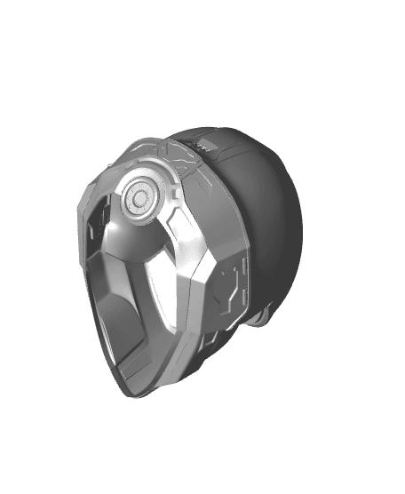 Helldivers 2 BO-1 Tactical Helmet 3d model