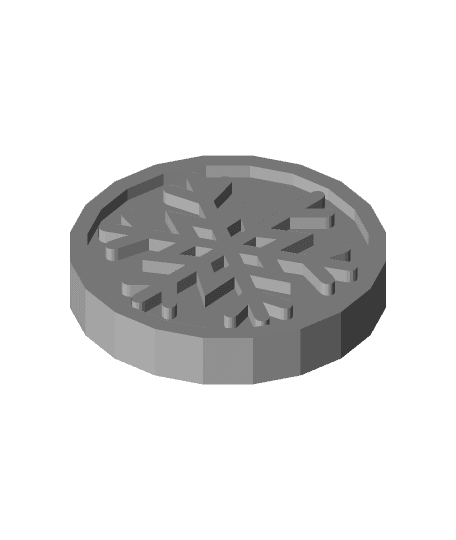 Snowflake Checker 3d model