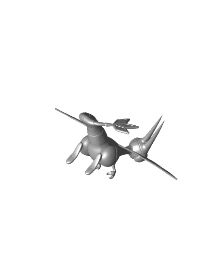 Pokemon Flygon #330 - Optimized for 3D Printing 3d model