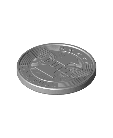 Fuck Coin 3d model