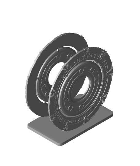 Stargate filament runner with bearing  3d model
