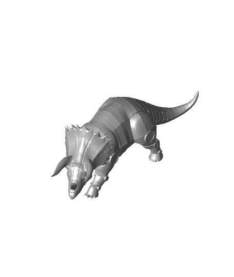 Clockwork Triceratops 3d model