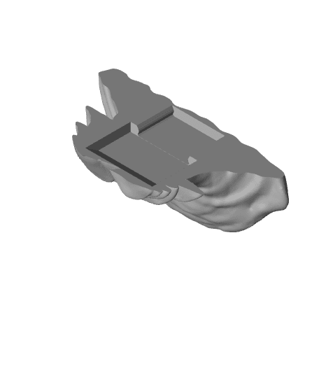 LARGE MUSHROOM FLOATING SHELF FOR WALL, PEGBOARD OR SKADIS 3d model
