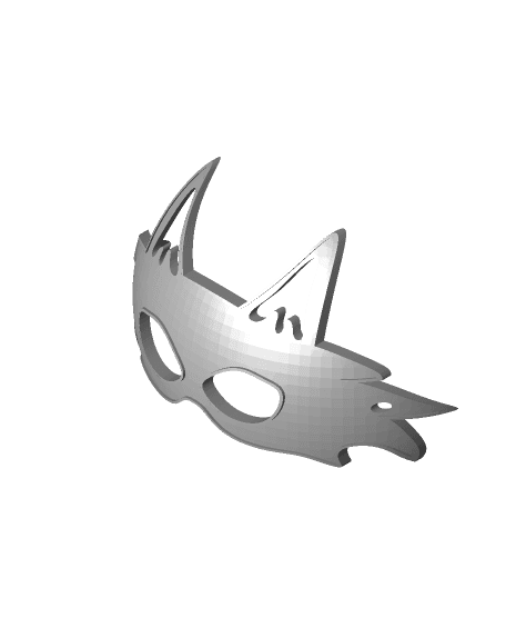 WOLF MASK- HalloweenWearable 3d model