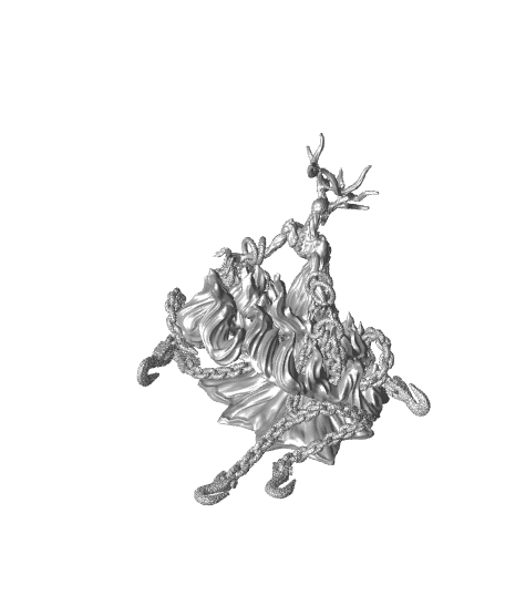 Scarlet King - SCP - PRESUPPORTED - Illustrated and Stats - 32mm scale			 3d model