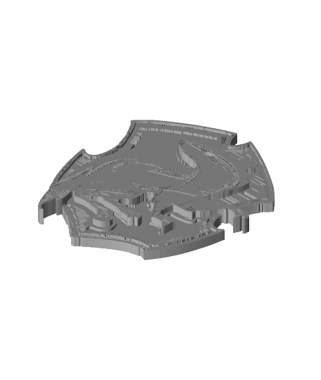 Hufflepuff House Shield 3d model