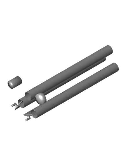 Skadis right and left edge mount rods.3mf 3d model