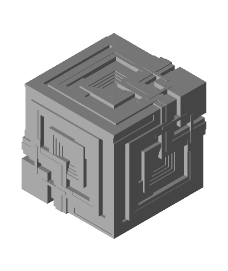 Blade Runner Ennis House Cube 3d model