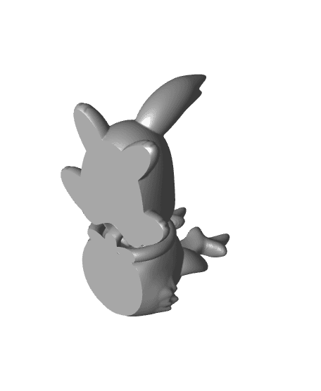 Flexi Cat with Antlers 3d model