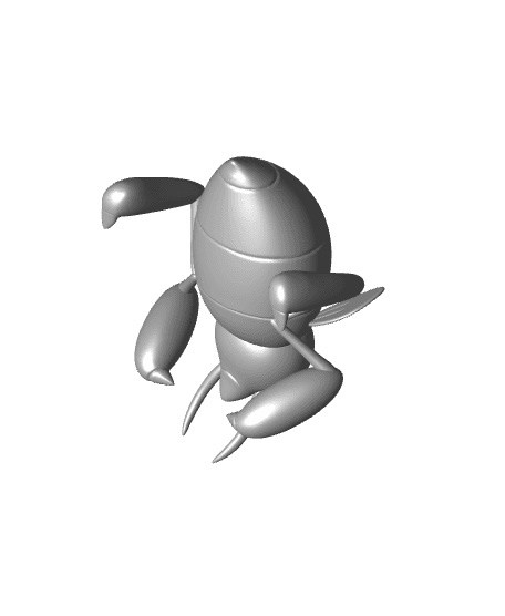 Pokemon Nincada #290 - Optimized for 3D Printing 3d model