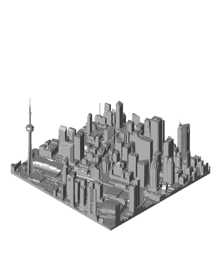 Toronto, ON - Small 3d model